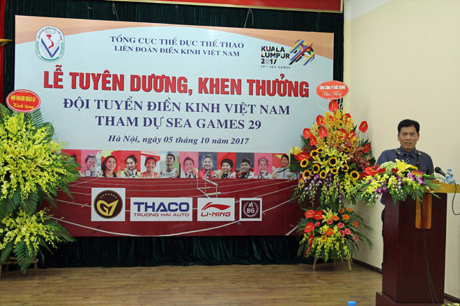 Li-Ning mừng điền kinh Việt Nam đạt thành tích xuất sắc tại SEA Games 29 - 1