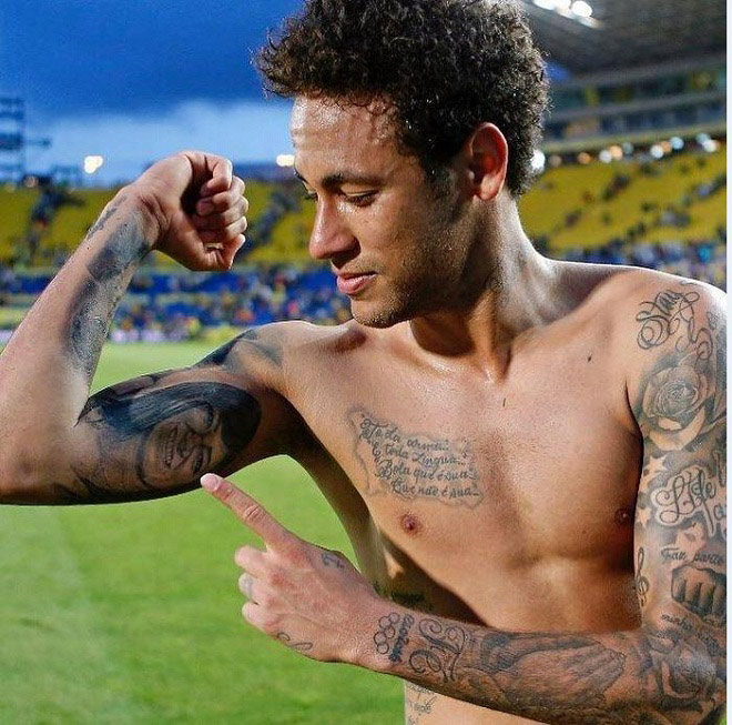 Giải mã hình xăm bí ẩn của Neymar, Zlatan Ibrahimovic, Firmino - 1