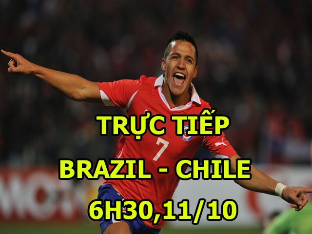 TRỰC TIẾP Brazil - Chile: Neymar đọ tài Sanchez