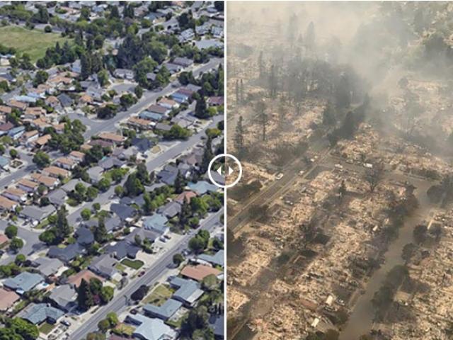 Thảm họa cháy rừng California giống như bom hạt nhân