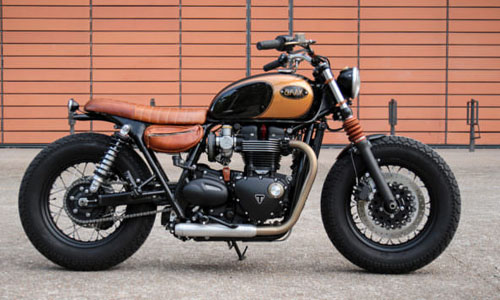 Triumph Bonneville T120 Black độ phong cách bobber khác biệt của Pháp - 3