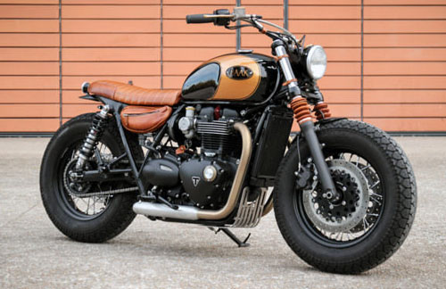 Triumph Bonneville T120 Black độ phong cách bobber khác biệt của Pháp - 9