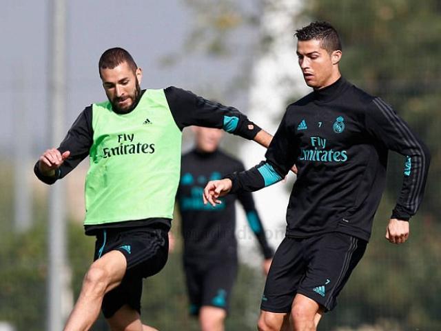 Real: Benzema trở lại phục vụ, Ronaldo ”tập bắn” điên cuồng