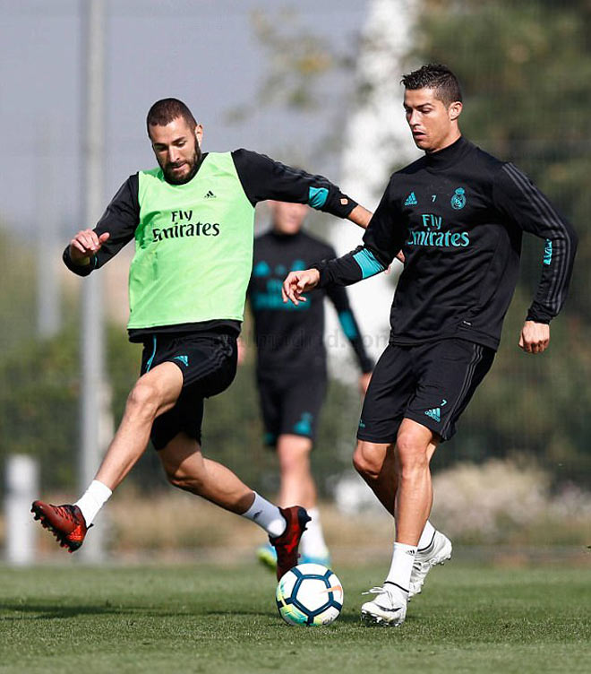 Real: Benzema trở lại phục vụ, Ronaldo &#34;tập bắn&#34; điên cuồng - 3