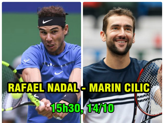 TRỰC TIẾP tennis Nadal - Cilic: Nối dài mạch thăng hoa