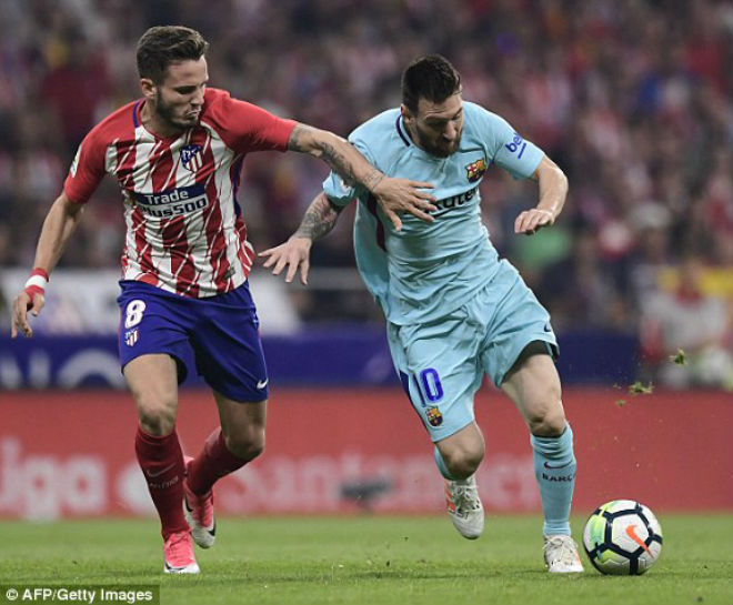 Góc chiến thuật Atletico – Barca: Messi kém may, thoát hiểm nhờ sở đoản - 1