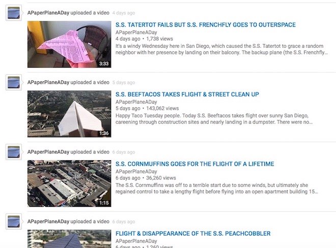 “Thánh dị” YouTube: Mỗi ngày một video phi máy bay giấy, thu “view” khủng - 1