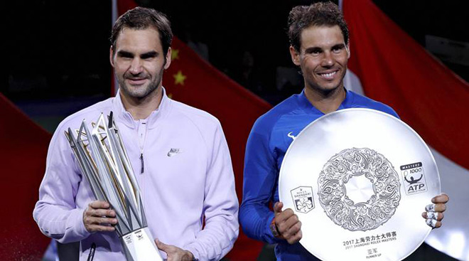 Bảng xếp hạng tennis 16/10: Federer tăng tốc, Nadal bắt đầu &#34;run&#34; - 1