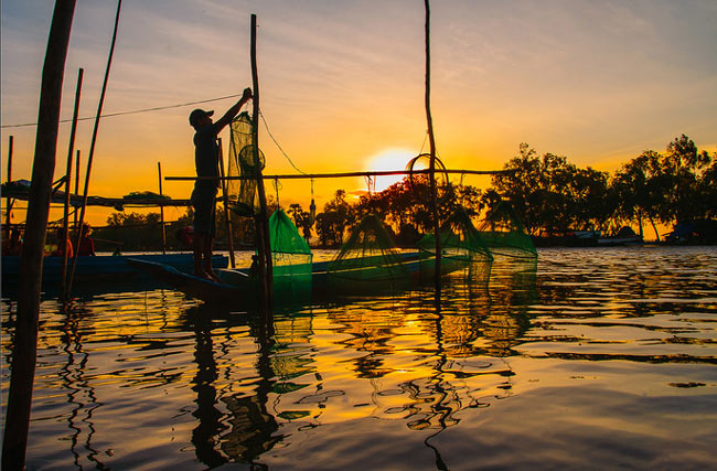 Những hình ảnh tuyệt đẹp về mưu sinh mùa nước nổi ở miền Tây - 7