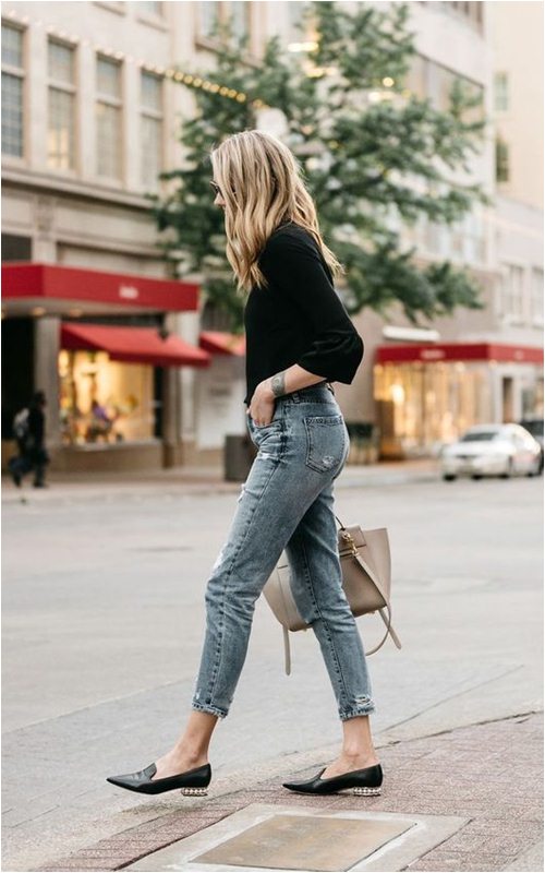 Quần jeans đính ngọc trai - không chỉ dành cho nàng bánh bèo - 10