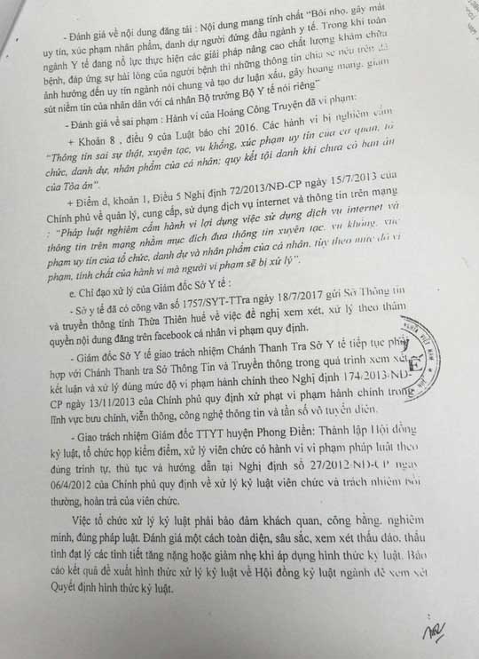 Bộ Y tế không đề nghị xử phạt bác sĩ “bôi nhọ” Bộ trưởng - 2