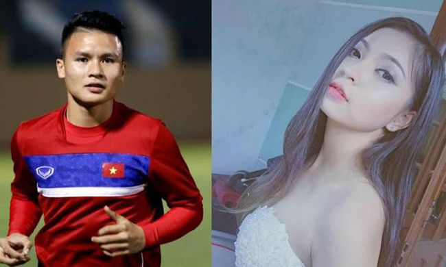 Quang Hải là cầu thủ không thể thiếu trong đội Hà Nội. Anh có bạn gái 9X xinh đẹp tên Nhật Lê.