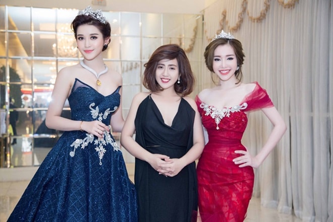 Tiết lộ về váy trăm triệu của Huyền My tại chung kết Hoa hậu Hòa bình - 1