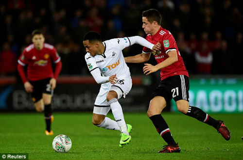 Chi tiết Swansea - MU: Hụt bàn danh dự phút chót (KT) - 4