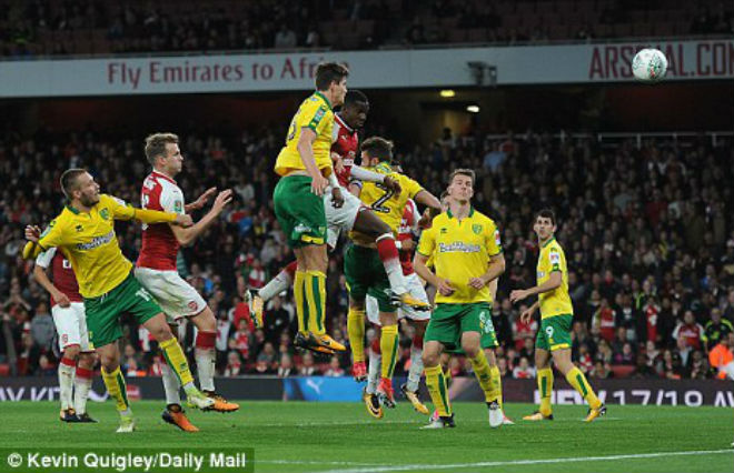 Arsenal - Norwich: 120 phút ngược dòng nghẹt thở (vòng 4 League Cup) - 1
