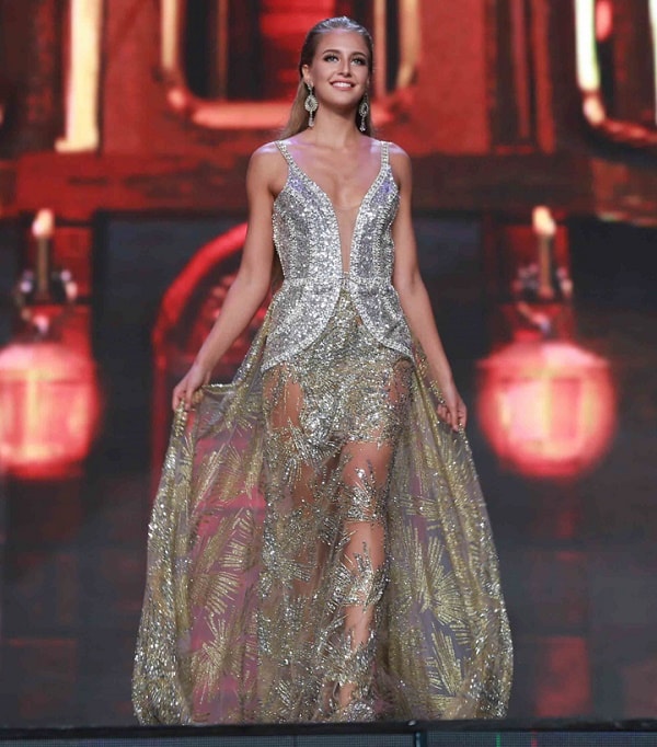 Huyền My ngậm ngùi dừng chân Top 10 Hoa hậu Hòa Bình - 6