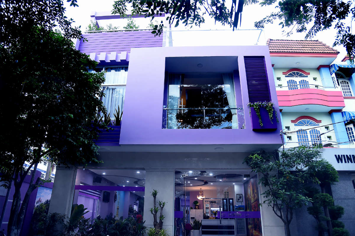 Ngôi nhà màu tím hơn 100 m2 gần triệu đô của nghệ sĩ hài Hồng Tơ - 1