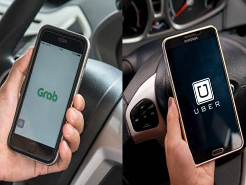 Bộ Công Thương đề nghị &#34;siết&#34; Uber, Grab cho công bằng với taxi truyền thống - 1