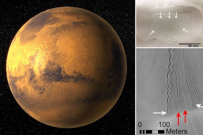Giải mã những rãnh lượn sóng bí ẩn trên Sao Hỏa - 1