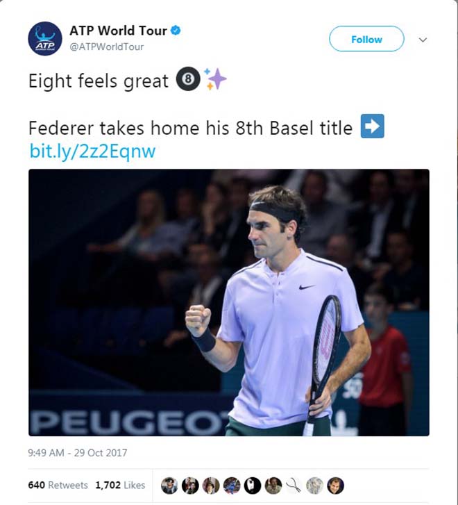 Federer 8 lần đăng quang Basel Open: Báo chí thế giới ngả mũ thán phục - 7