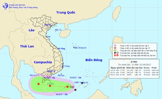 Biển Đông sắp có áp thấp nhiệt đới kép, lại hướng vào Nam Bộ - 1