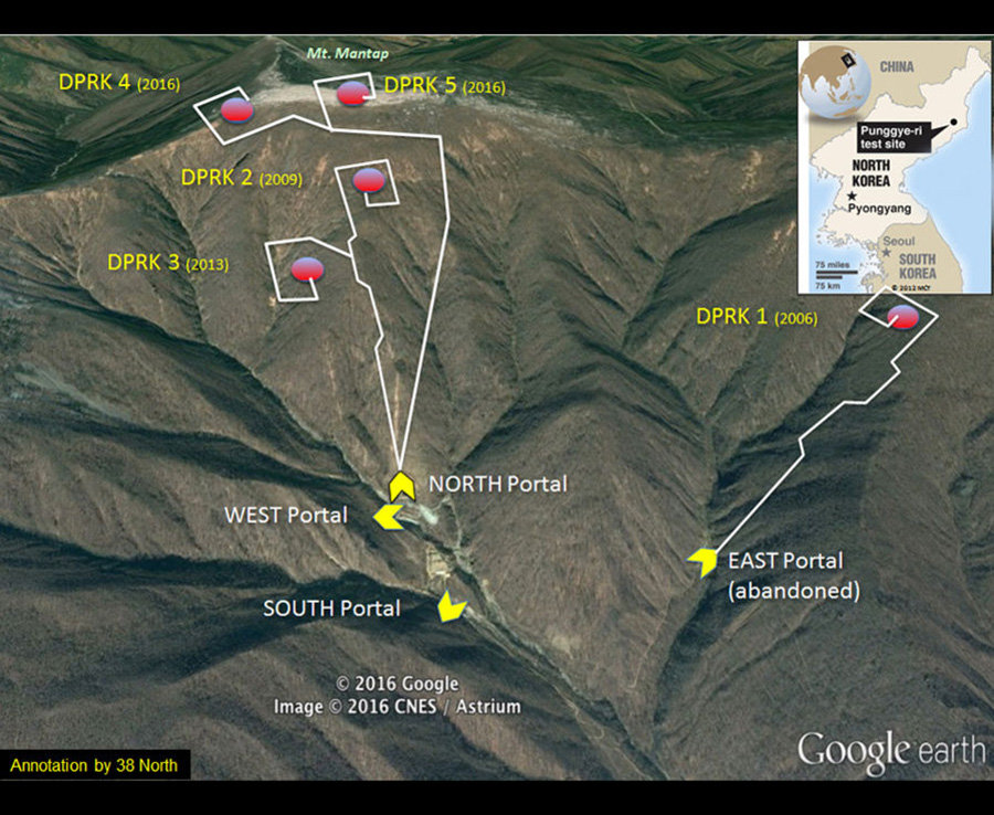 HQ: Sập hầm tại bãi thử hạt nhân Triều Tiên, 200 người chết? - 2