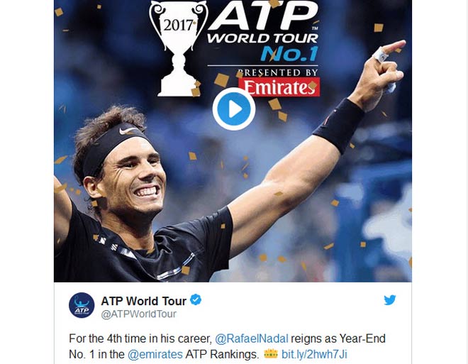 Tin thể thao HOT 2/11: Thế giới tới tấp mừng Nadal giữ ngôi số 1 - 1