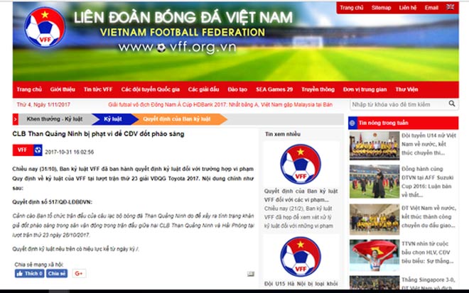 Trưởng Ban kỷ luật VFF: Ai nói &#34;giật chỏ&#34; trúng mặt là hành vi bạo lực? - 1