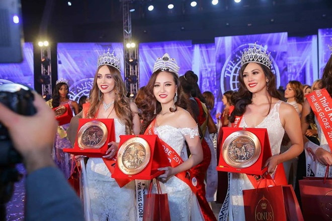 Học trò Phạm Hương xuất sắc đoạt Hoa hậu Toàn cầu 2017 - 1