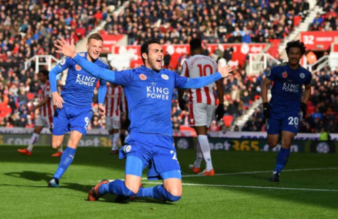 Stoke - Leicester City: Rượt đuổi kịch tính, cứu thua phút 90+4 - 1