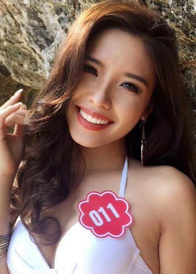 Khánh Phương thừa nhận nâng ngực sau khi đăng quang á hậu cuộc thi Hoa hậu Biển.