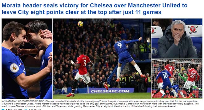 Báo chí Anh: Cái uy &#34;Vua&#34; Chelsea, MU-Mourinho không bài vở - 1