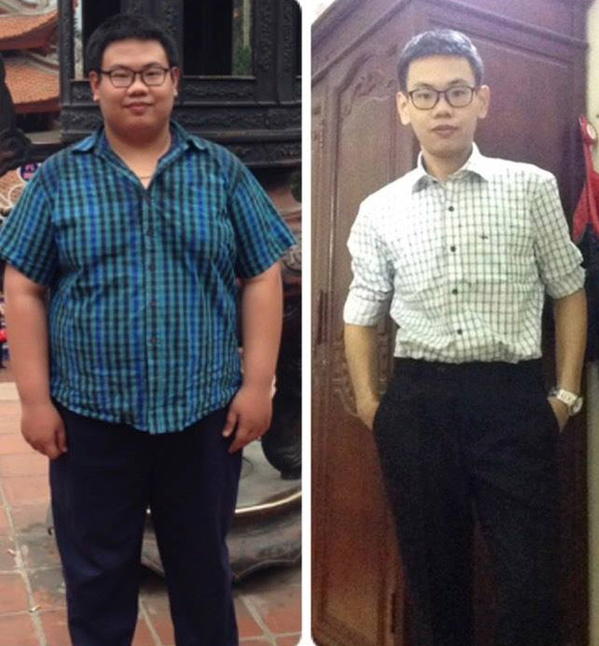 Chàng trai 1,2 tạ giảm 60kg trong nửa năm vì sợ thất nghiệp - 1