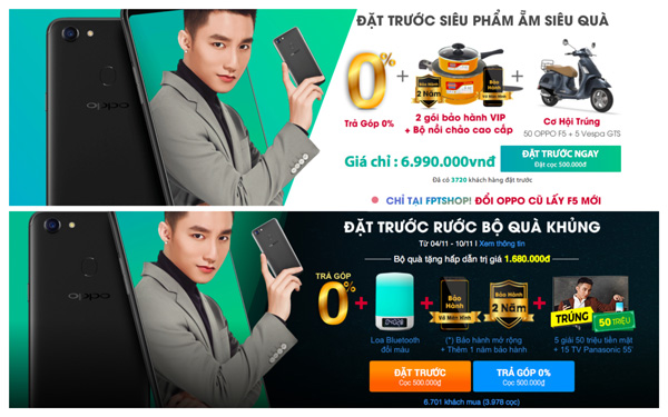 &#34;Cơn bão&#34; đặt hàng OPPO F5 dọn sạch 15,000 chiếc chỉ trong 3 ngày - 5