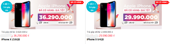 iPhone X giảm giá mạnh tại Việt Nam, tụt mốc 30 triệu đồng - 1