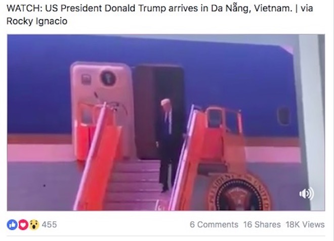 Dân mạng "đua nhau" chia sẻ ảnh TT Donald Trump ở Đà Nẵng - 8