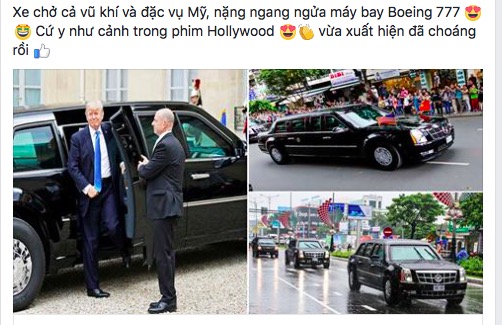 Dân mạng "đua nhau" chia sẻ ảnh TT Donald Trump ở Đà Nẵng - 2