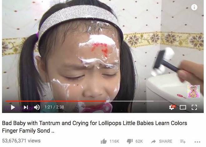 YouTube đàn áp mạnh tay các video quái dị nhằm vào trẻ em - 1