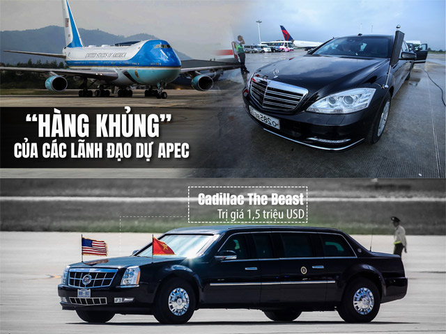 “Hàng khủng” của các lãnh đạo dự APEC