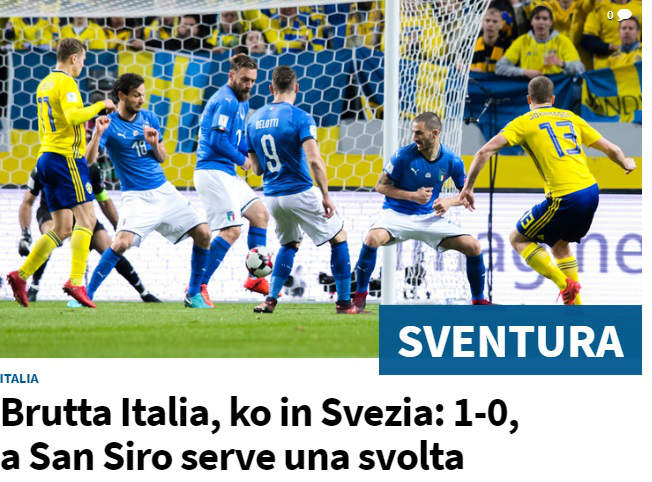 Báo chí quốc tế: Italia tiến gần “bi kịch” 60 năm, triệu fan oán thán Ventura - 1