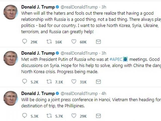 ”Cơn bão Twitter” của ông Trump ở Việt Nam