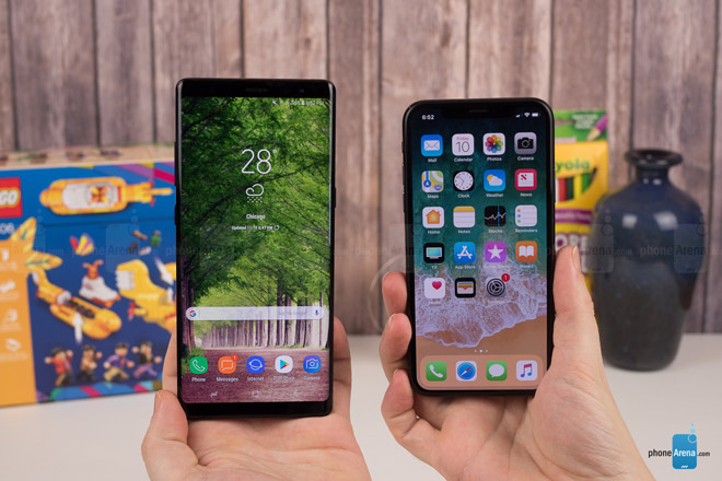 So sánh iPhone X với Galaxy Note 8: &#34;Cuộc chạm trán nảy lửa&#34; - 2