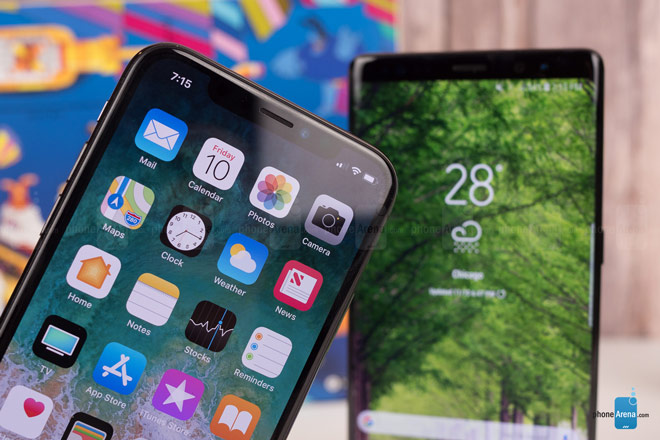 So sánh iPhone X với Galaxy Note 8: &#34;Cuộc chạm trán nảy lửa&#34; - 7