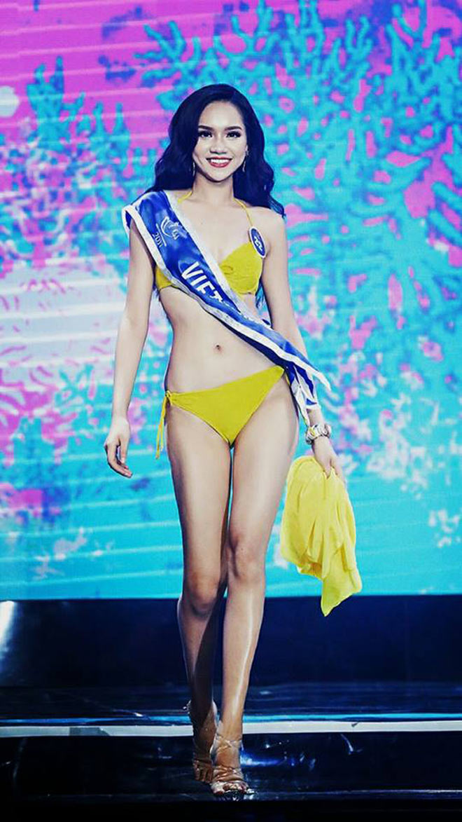 Vẻ nóng bỏng của nữ sinh đại diện Việt Nam tham dự Hoa khôi thế giới - 5