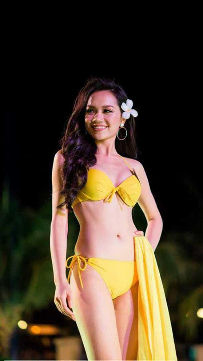 Vẻ nóng bỏng của nữ sinh đại diện Việt Nam tham dự Hoa khôi thế giới - 6