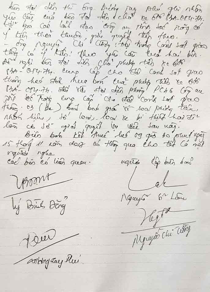 Diễn biến mới nhất vụ thượng úy công an chạy ô tô tang vật gây tai nạn - 2