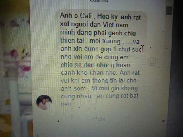 Nhà từ thiện bị lừa mất 49 triệu đồng tiền ủng hộ cho bà con vùng bão lũ - 2