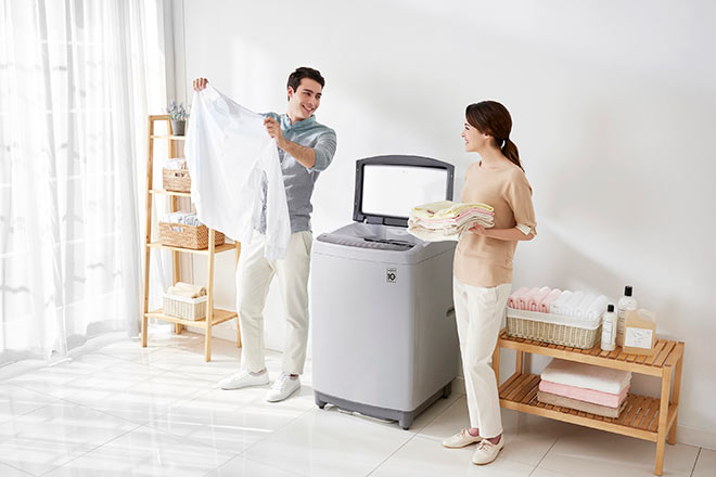 100% mẫu máy giặt 2017 của LG sử dụng công nghệ inverter - 1
