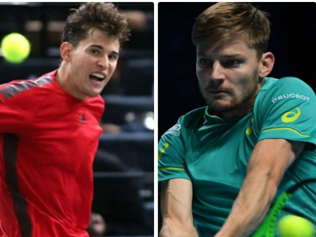 Goffin - Thiem: Giằng co set 1, sụp đổ set 2 (ATP Finals)