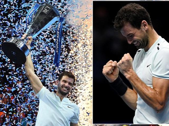”Tiểu Federer” khóc ngon lành, nâng cúp ATP Finals lịch sử